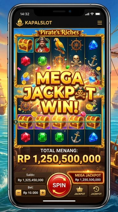 Tampilan antarmuka kapalslot yang ramah pengguna.